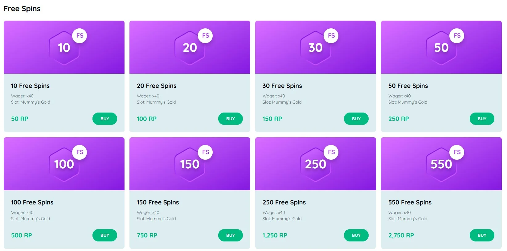 Bonus-Shop Rooli Casino